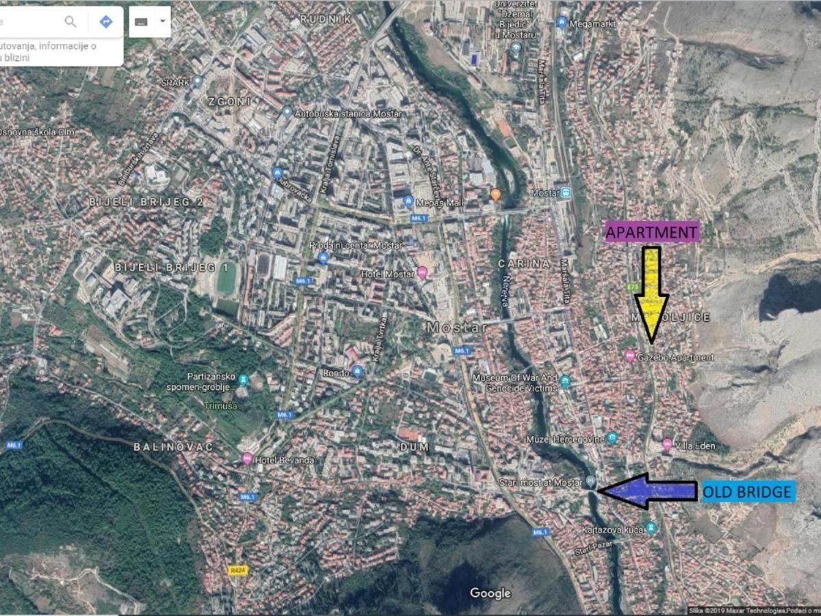 Apartman Seno Mostar Eksteriør billede